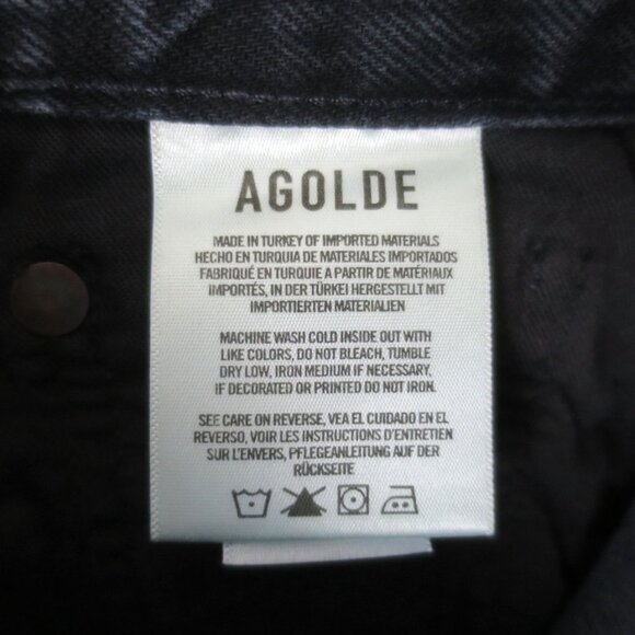 Agolde 90s Pinch Waist High Rise Straight Jean Size 23 - Picture 15 of 16